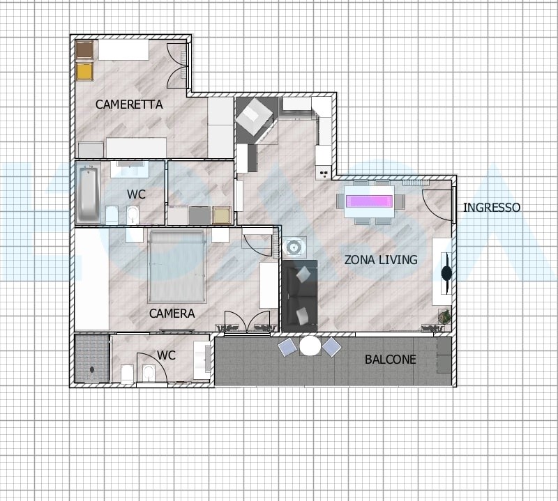 Planimetria 2D Immobile