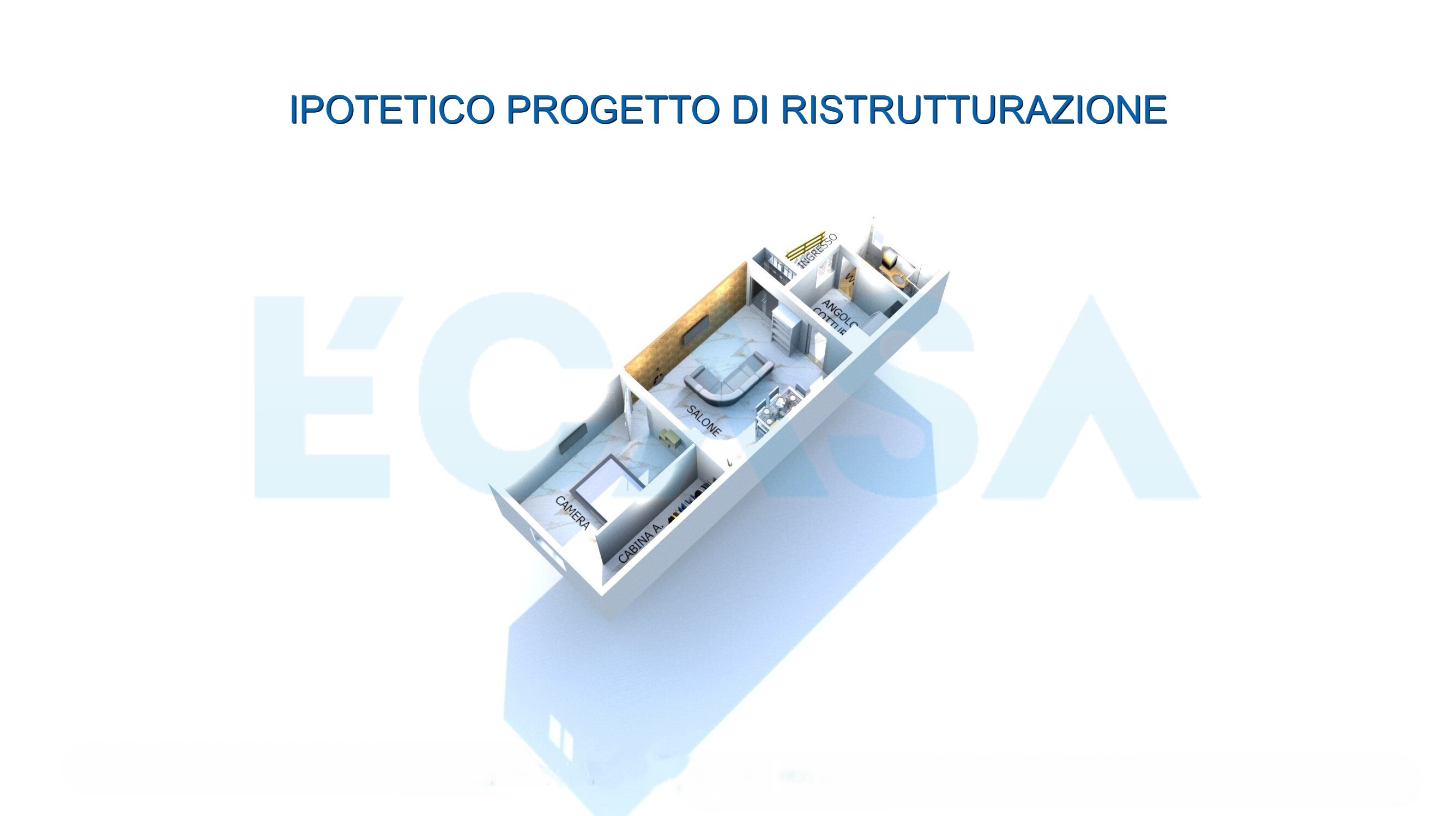 Planimetria 3D.2 progetto di ristrutturazione