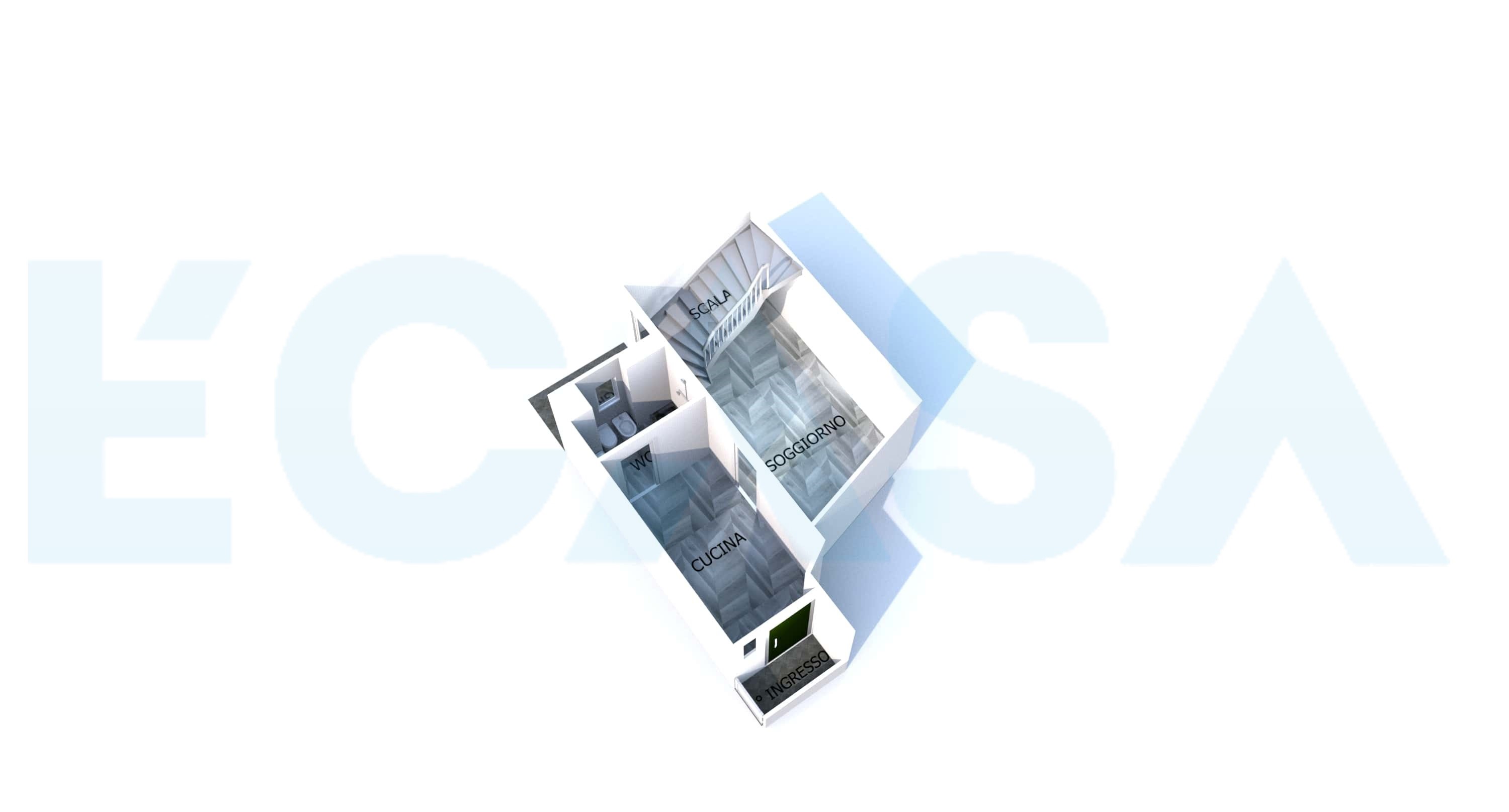 Planimetria 3D piano terra