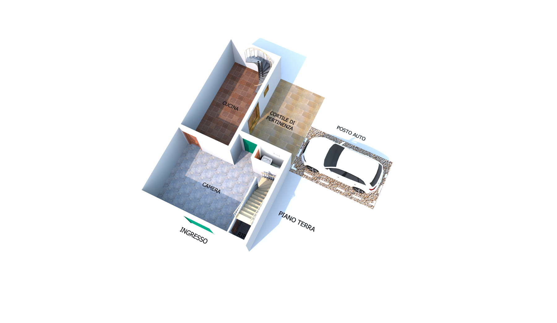 Planimetria 3D Piano terra
