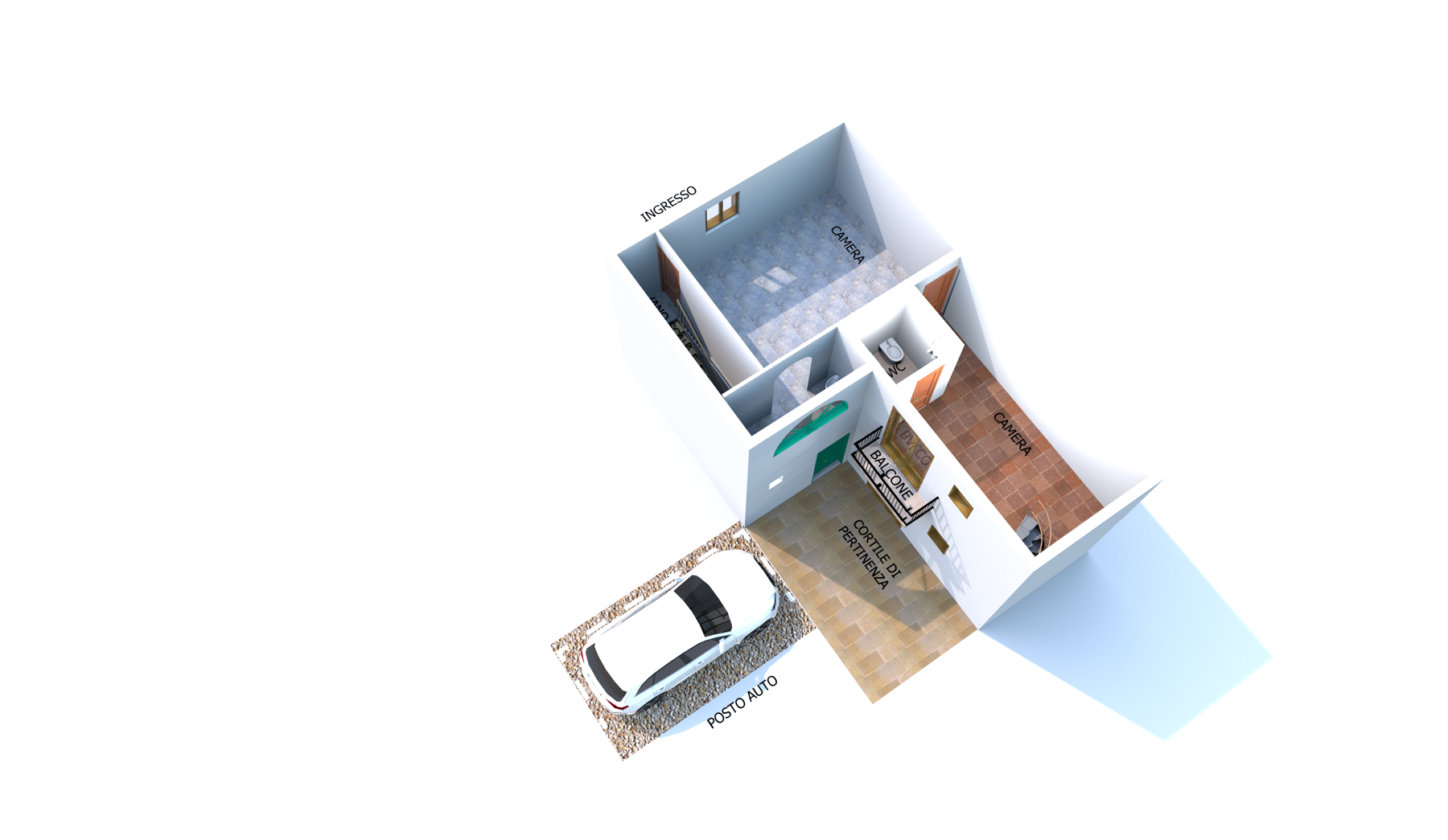 Planimetria 3D Primo piano